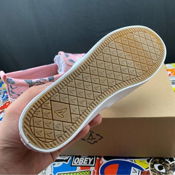 Sperry Crest Resort Pink Floral Slip Ons Women's Various Size - Picture 4 of 13